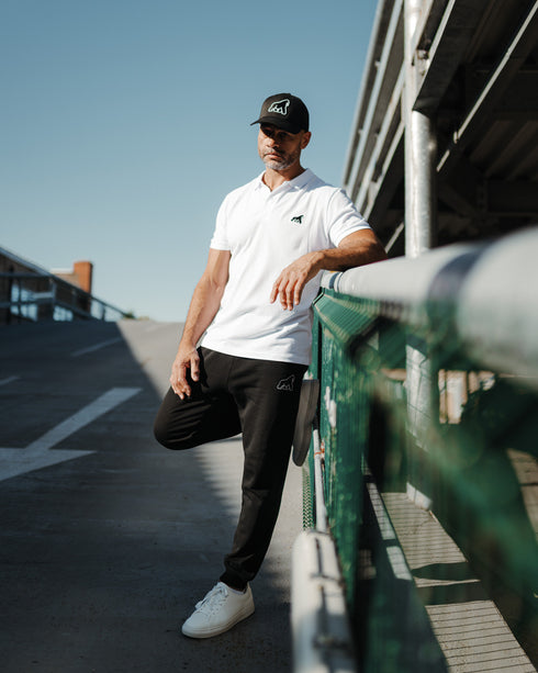 Black Gorilla Embroidered Polo Shirt - Unisex