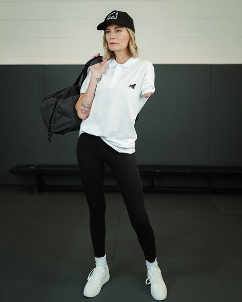 Black Gorilla Embroidered Polo Shirt - Unisex