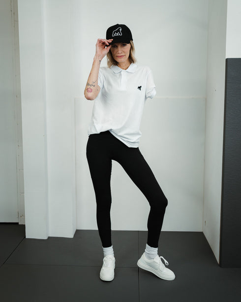 Black Gorilla Embroidered Polo Shirt - Unisex