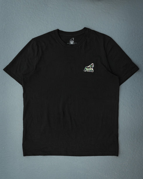 Green Camo Gorilla Embroidered T-Shirt - Unisex