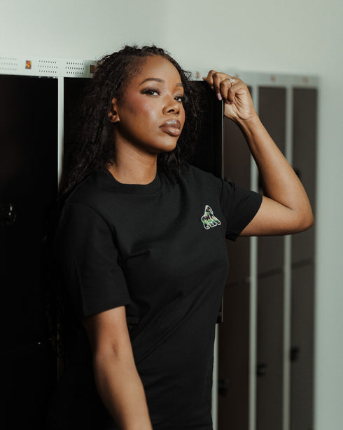 Green Camo Gorilla Embroidered T-Shirt - Unisex