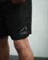 Black Gorilla Printed Gym Shorts - Unisex
