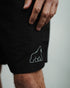 Black Gorilla Printed Gym Shorts - Unisex