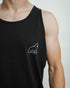Men’s Gorilla Outline Printed Organic Cotton Gym Vest