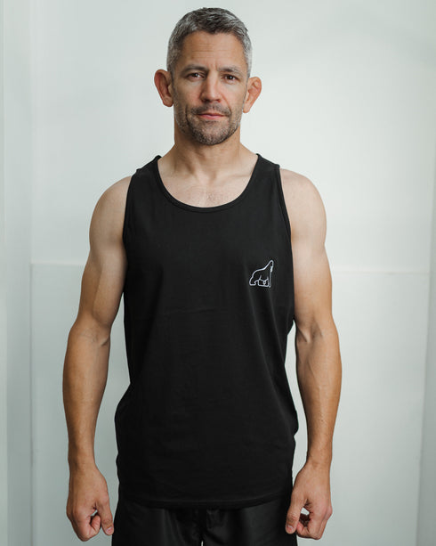 Outline Gorilla Printed Gym Vest - Unisex