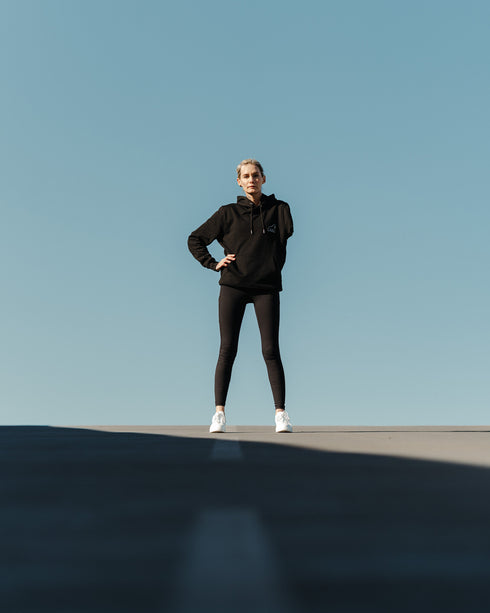 Black Gorilla Embroidered Hoodie - Unisex