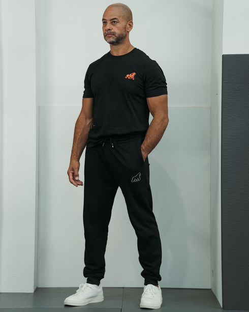 Black Gorilla Embroidered Joggers - Unisex