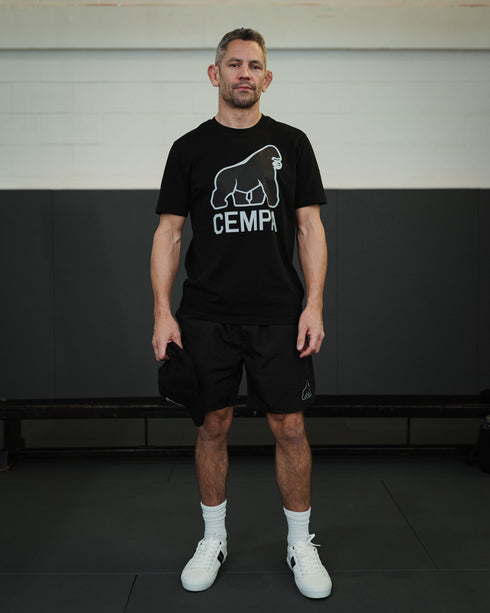 Large CEMPA Gorilla Logo Printed T-Shirt - Unisex