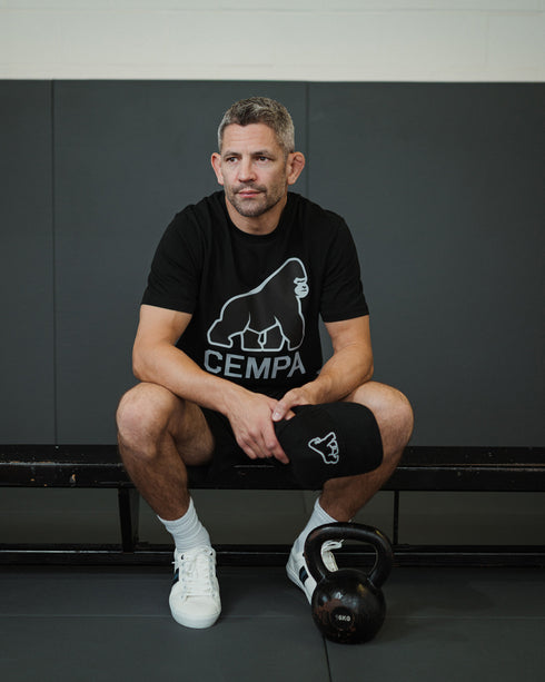 Large CEMPA Gorilla Logo Printed T-Shirt - Unisex