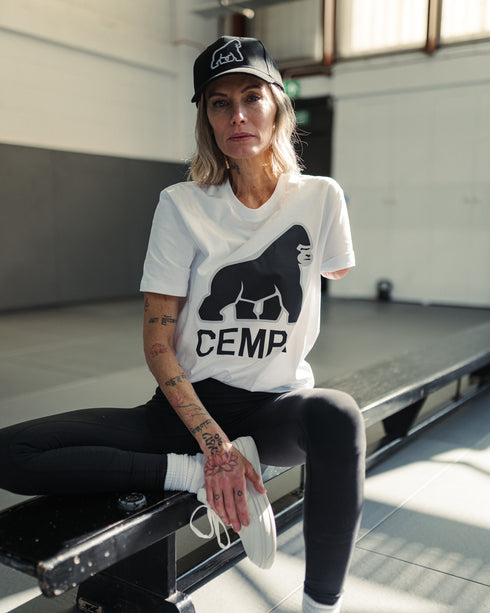 Large CEMPA Gorilla Logo Printed T-Shirt - Unisex